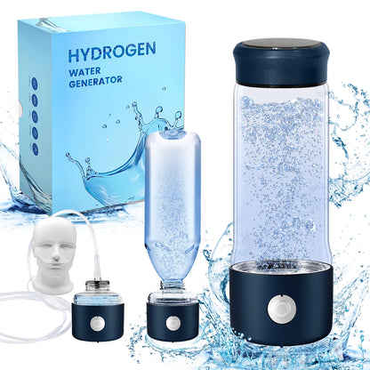 2000Ppb Hydrogen Bottle Hydrogen Water Generator Bottle SPE Hydrogen Rich Water Bottle Quick Electrolysis Hydrogen Bottles Water