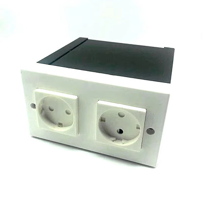 Imitation Double Plug European Standard Socket Wall Safe Security Secret Hidden Stash Box