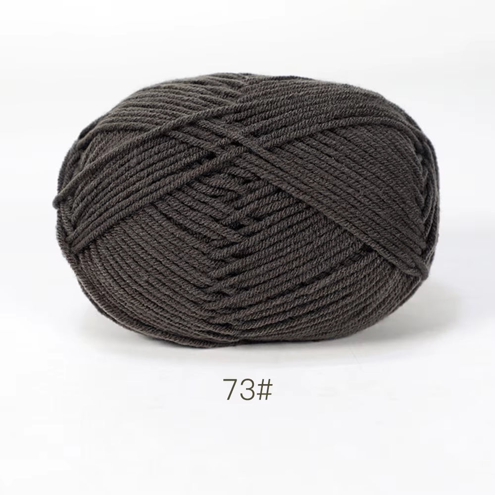 A11 50Gset Soft Milk Cotton Yarn for Crochet Threads for Knitting Wool DIY Craft Sweater Hat Baby Wool Hand Knitting Wholesale