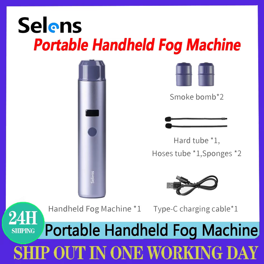 Selens Handheld Smoke Dry Ice Smoke Effect Fog Machine Studio Short Video Filming Stage Performance Atmosphere