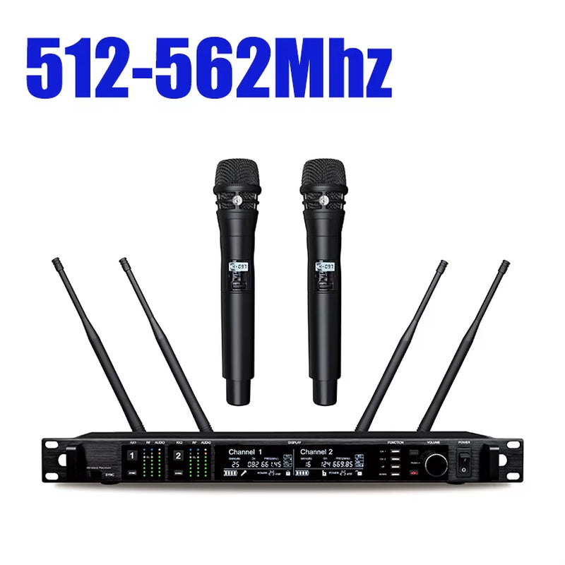 900/600/500Mhz AD4D Wireless Microphone Professional KSM8 Handheld Headset Mic Dual Channel Microfono Microfone Micro