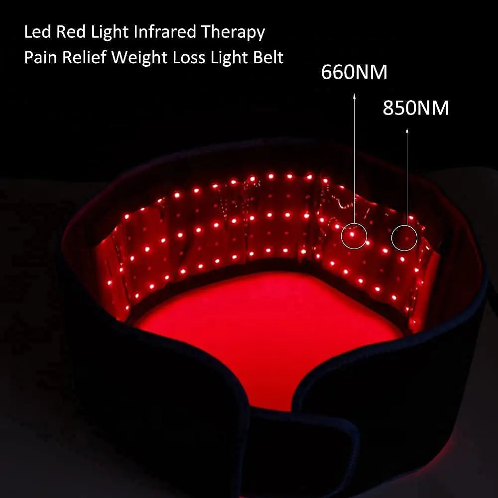 Red Infrared Light Therapy Belt 850nm 660nm LED Beauty Devices fo Wrap Burn Fat Face Wrap Slimming  Waist Heat Pad Full Body