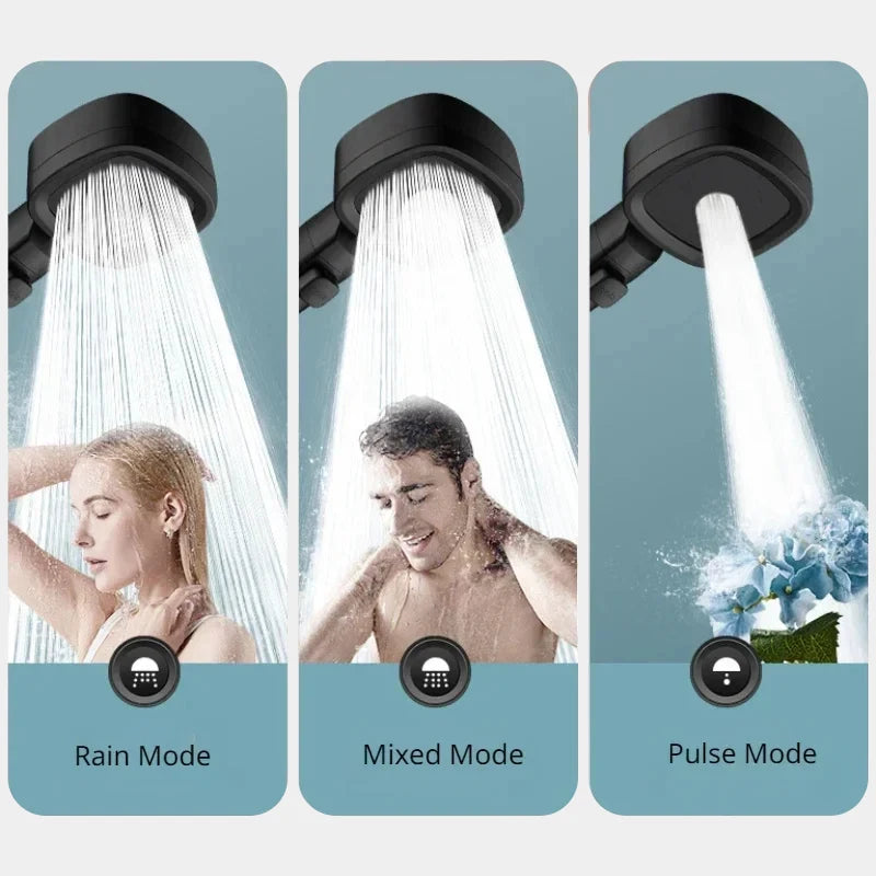 Xiaomi High Pressure Shower Head Water Saving 3Modes Shower Heads Adjustable Water Massage Sprayer Home Bathroom Accessories