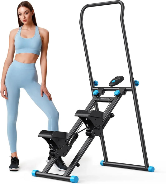 Vertical Climber New Version Stair Stepper for Home Gym Exercise Sliding Machine for FullBody Workout Compact Folding Cardio