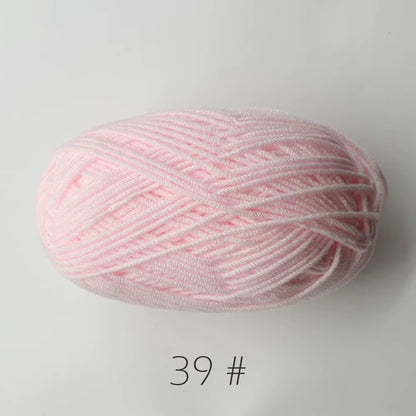 A11 50Gset Soft Milk Cotton Yarn for Crochet Threads for Knitting Wool DIY Craft Sweater Hat Baby Wool Hand Knitting Wholesale