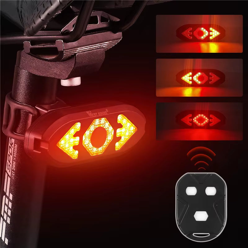 Bicycle Rechargeable Remote Light