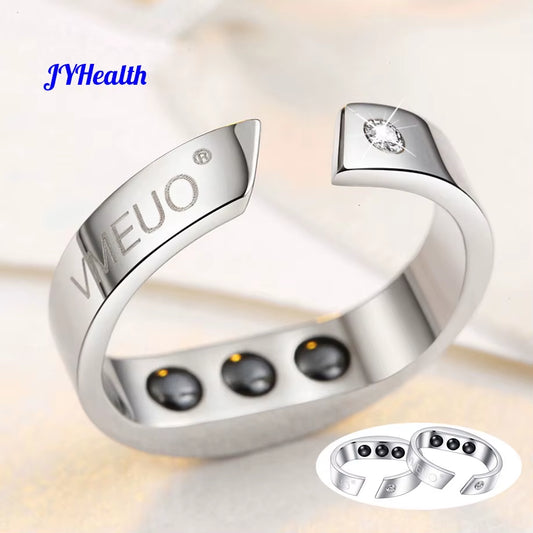 Anti Snore Sleep Ring Magnetic Therapy Acupressure Treatment against Snoring Device Snore Stop Stopper Finger Ring Sleeping Aid