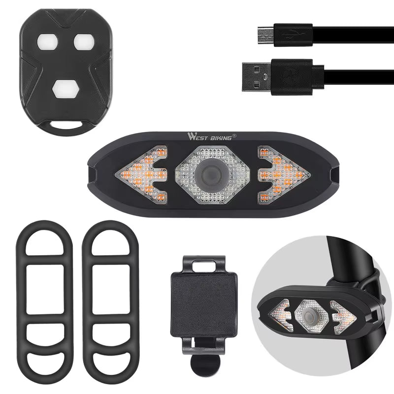 Bicycle Rechargeable Remote Light