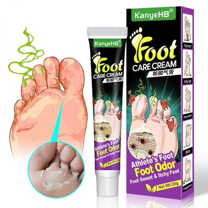 Foot Beriberi Treatment Cream for Foot Odor Tinea Pedis Anti-Itch Inhibits Fungus Athlete Foot Care Medical Ointment Cream